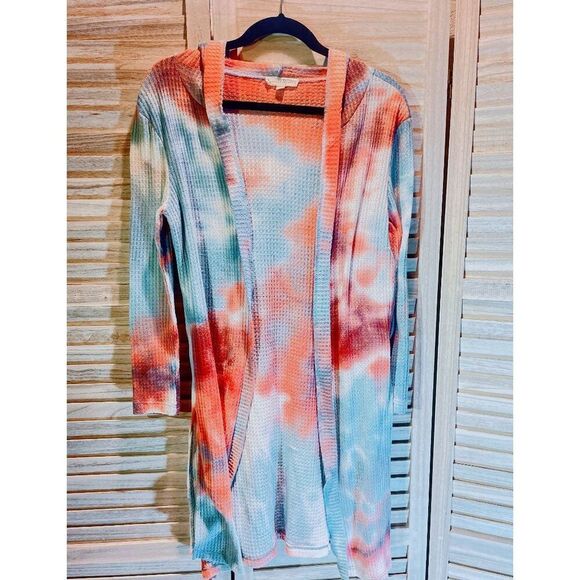 Another Reason Sm Tie Dye Duster Cardigan - Picture 3 of 11